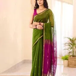 anjaneya sarees Women Zari Woven Saree with Tassels-picture-39