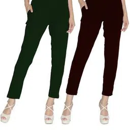 lyra Women Pack of 2 Ankle-Length Leggings with Insert Pockets-picture-17