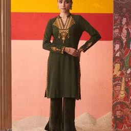 lakshita Women Embroidered Straight Kurti-picture-11