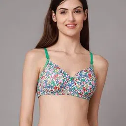 cumsin Women Floral Print Lightly-Padded Bra-picture-20