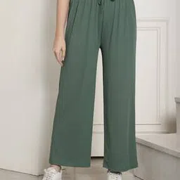 neudis Women Straight Fit Pants with Drawstring Waist-picture-22