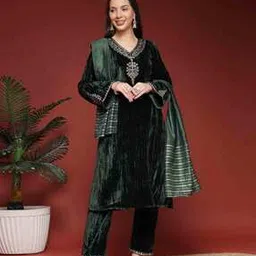 nayam by lakshita Women Embroidery Kurta Set-picture-34