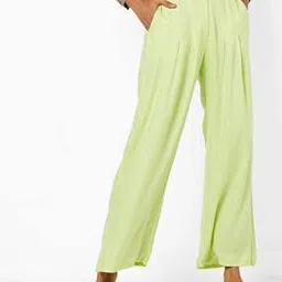 Pleated Palazzo with Insert Pockets-picture-53