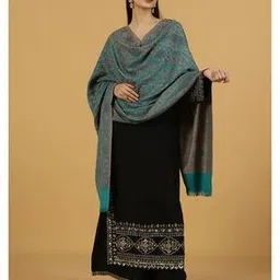 la vastraa Women Western Wear Floral Stole-picture-27