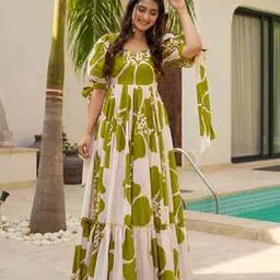 nyrika Women Floral Gown Dress-picture-21