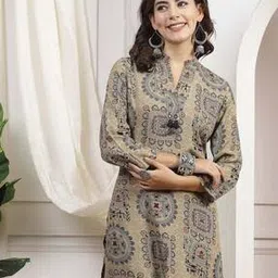 nayam by lakshita Women Printed A-line Kurti-picture-19