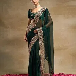 tanuka Women Traditional Saree with Unstitched Blouse Piece             -picture-43
