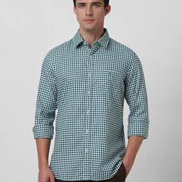 van heusen Men Checked Regular Fit Shirt-picture-48
