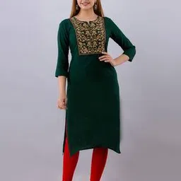 women touch Straight Kurta with Embroidery-picture-24