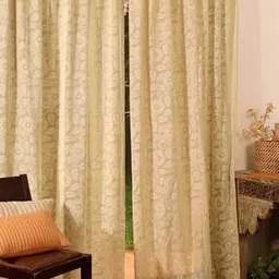 peepul tree Pack of 2 Semi-Sheer Eyelets Door Curtains-picture-34