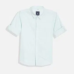 allen solly Boys Textured Slim Fit Shirt-picture-14