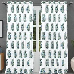 jaipur fabric Block Print Window Curtain-picture-49