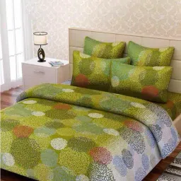 sej by nisha gupta Ethnic Print Double Size Bedcover with 2 Pillow Covers image 1