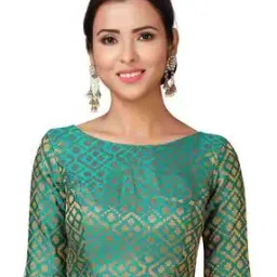 studio shringaar Solid Back Open Blouse-picture-17