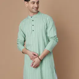 Men Stripes Long Kurta-image-41