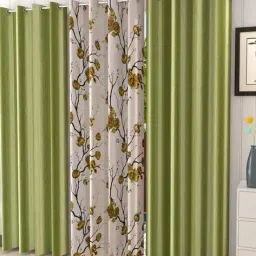 jars collections Pack of 3 Piece Curtain Set image 1