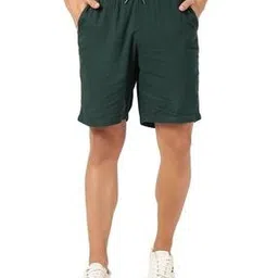 jade blue Men Bermudas with Elasticated Drawstring Waist-picture-45