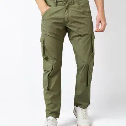 spykar Men Loose Fit Cargo Pants image 1