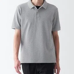 muji Washed Pique Polo T-Shirt-picture-46