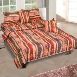 romee 210 GSM Floral Print Queen-Size Bedding Set-picture-36