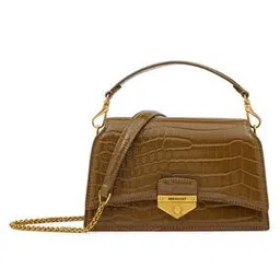 miraggio Women Croc-Embossed Sling Bag with Snap-Button Closure-picture-39