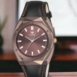 lorenz MK-4022R Analogue Watch with Leather Strap-picture-19