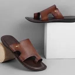 mochi Men Genuine Leather Toe-Ring Sandals-picture-32