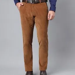 hancock Men Slim Fit Flat-Front Trousers-picture-14