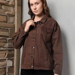 Women Regular Fit Denim Jacket-image-8