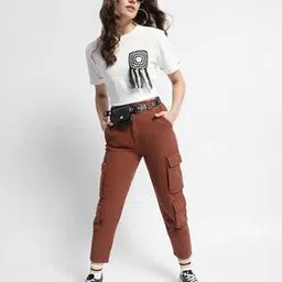 madame Women Relaxed Fit Jeans with 5-Pocket Styling-picture-20