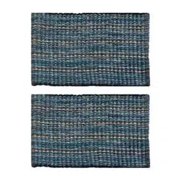 elegant weavers Set of 2 Striped Door Mats 23" x 19"-picture-39