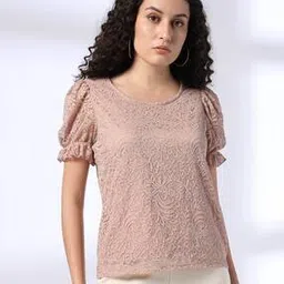 fig Women Lace Relaxed Fit Top-picture-43