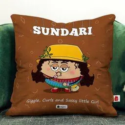 indigifts Graphic Print Cushion Cover 12" x 12"-picture-16