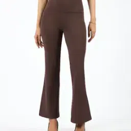 blissclub Women High-Rise Flared Trousers-picture-33