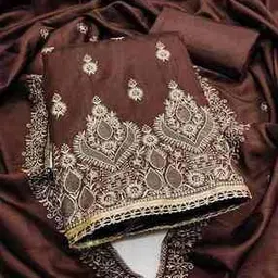 svaraa Women Embroidered 3-Piece Unstitched Dress Material-picture-31