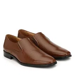 hirel's Textured Slip-On Formal Shoes-picture-33