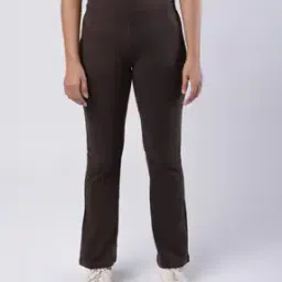 blissclub Lightweight Groove In Cotton Flare Pants-picture-34