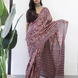 saree mall Women Floral Print Ready To Wear Saree-picture-42