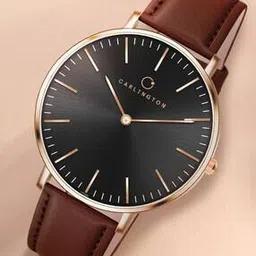 carlington Scratch Proof Analogue Watch with Polyurethane Strap-picture-53