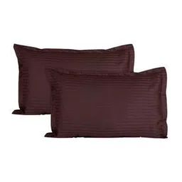 trance home linen Set of 2 200 TC Striped Pillow Covers-picture-22
