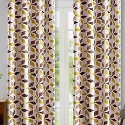 good homes Set of 2 Geometric Print Window Curtains-picture-37