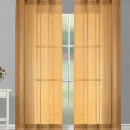good homes Graceful Sheer Solid Window Curtain Set of 2-picture-35