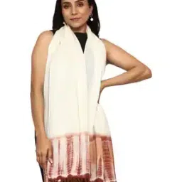 swarn sutra Women Tie & Dye Handloom Pashmina & Merino Stole-picture-32