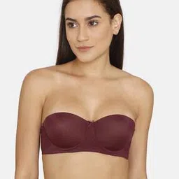 zivame Basics Padded Wired 3/4th Coverage Strapless Bra-picture-46