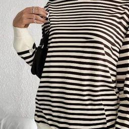 mack jonney Women Regular Fit Stripes T-Shirt-picture-41