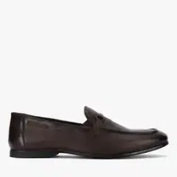 eaglewood leathers Leather Round-Toe Bit Loafers-picture-20