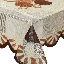 kuber industries Floral Pattern 4-Seater Table Cover image 1
