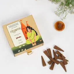 fabindia Niyama Tulsi Fragrance Incense Cones-picture-37