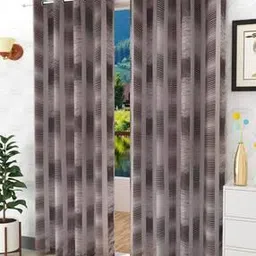 presto Set of 2 Printed Eyelet Door Curtains-picture-28