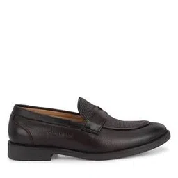 clog london Genuine Leather Pointed-Toe Loafers-picture-12